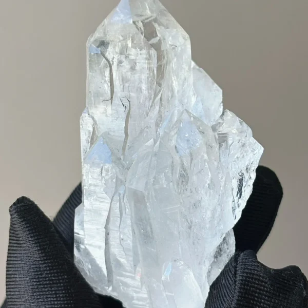 天然喜馬拉雅水晶原石 36.3g 側面光影
