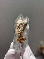 天然金口河水晶原石側面天然晶面