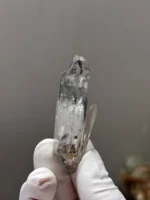天然金口河水晶原石 細節彩虹光內含物