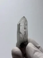 天然金口河水晶原石 側面紋理