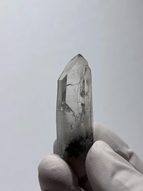 天然金口河水晶原石 側面紋理