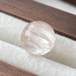 天然兔毛單珠8.3mm拉絲發絲感特寫