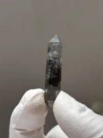 天然糖心閃靈原石正面糖心包裹體紋理特寫