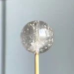 天然黃幽靈單珠12.8mm 側面視角銀髮分布