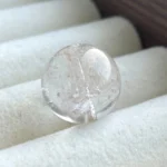 天然黃幽靈單珠12.8mm 整體造型圓潤